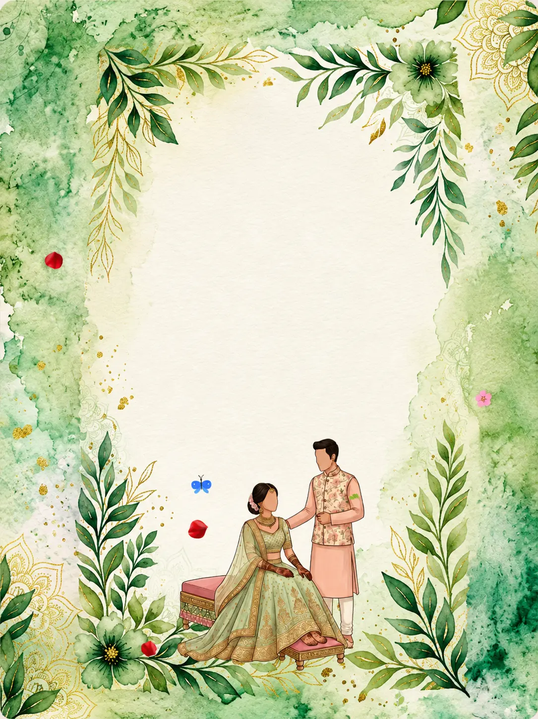 Mehndi celebration backdrop
